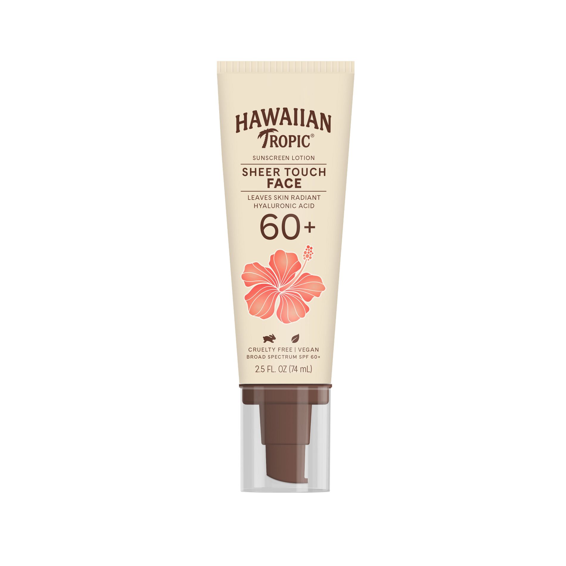 Hawaiian Tropic Sheer Touch Face Lotion Sunscreen - SPF 60+ - 2.5 fl oz