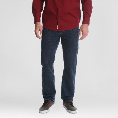 wrangler men's relaxed straight fit performance series jeans with flex