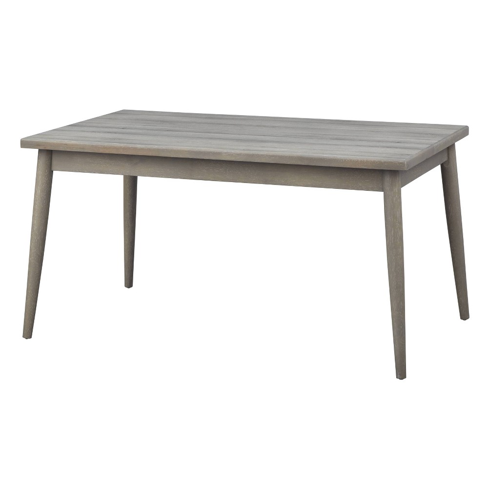 Photos - Dining Table Carlisle Rectangular  Light Gray - Lifestorey