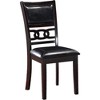 New Classic Furniture, Gia Ebony Wood Dining Chair with PU Seat (Set of 6) - 2 of 4
