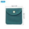 Unique Bargains Jewelry Pouches with Snap Button, Velvet Jewelry Pouches Portable Soft Storage - 2 of 4