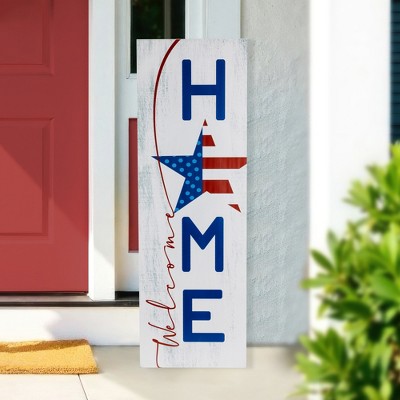 Northlight Americana Welcome Home Porch Board Sign - Thumbnail 2