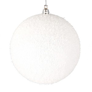 Vickerman 6" Matte Snow Covered Ornament - 1 of 1