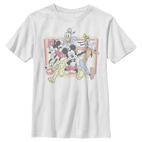 Boy's Disney Mickey & Friends Out Of The Box T-shirt - White - Medium ...