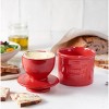 Maraschino Red Cafe Retro Butter Bell Crock - 2 of 4