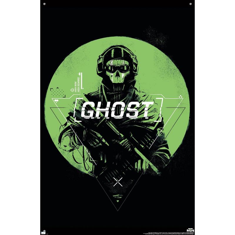 Trends International Call of Duty: Modern Warfare 2 - Ghost Emblem Unframed Wall Poster Prints, 4 of 7