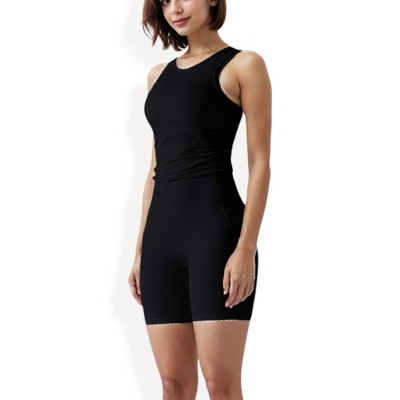 High Waist Seamless Biker Sets with Tummy Control for Active Wear