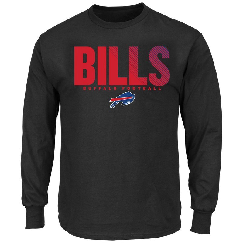 NFL Buffalo Bills Black Long Sleeve Core Big &#38; Tall T-Shirt, 1 of 4