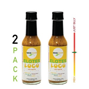 Savir Foods Elotes Loco Hot Sauce 2 Pack - 1 of 3