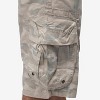 RAW X Men's Belted 12.5" Inseam Cargo Shorts,Plaid Shorts,Camo Shorts - 4 of 4