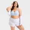 Women's Scalloped Edge Pajama Shorts - Auden™ - 3 of 3