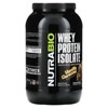 NutraBio Whey Protein Isolate, Vanilla Caramel, 2 lb (907 g) - 4 of 4