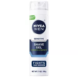 NIVEA Men Sensitive Skin Shaving Gel with Vitamin E - 7oz