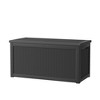 MAYEERTY 260 Gallon Large Capacity Outdoor Deck Box for Patio Furniture Cushions, Pillow with Wheels, Black - 4 of 4