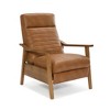 Lyngins Modern Wood Arm Recliner Chair with Push Back & Footrest,Accent Club Chair for Living Room,Bedroom - 3 of 4