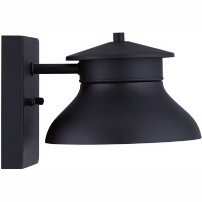 Danbury Black Steel Outdoor Wall Mount Sconce Light