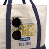 NCAT State University Aggies Established Date Canvas Tote Bag With External Pocket, Reusable Shoulder Bag for Shopping, School, Beach - 2 of 4