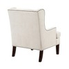 Upholstery Nailhead Trim Accent Chair with Foam Cushion, Attached Cushions and Removable Cover - 4 of 4