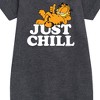- Garfield - Just Chill Graphic Short Sleeve Fleece Dress - 2 of 3