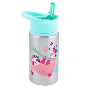 Stephen Joseph Gifts Kids Flip Top Stainless Steel Bottles - 1 of 3