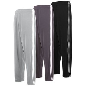Mens Athletic Pants with pockets, Mens Sweatpants, Mens Joggers with Pockets, Pack Of 3 - 1 of 4
