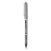 uniball VISION Roller Ball Pen, Stick, Fine 0.7 mm, Black Ink, Silver/Black/Clear Barrel, Dozen - image 2 of 4