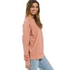 U.S. Apparel Men's & Women's Relaxed Fit Crew Neck Garment Dyed Sweatshirt | Desert Rose - 3 of 4