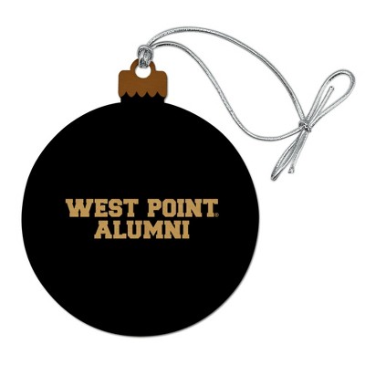 US Military Academy Alumni Wood Christmas Tree Holiday Ornament