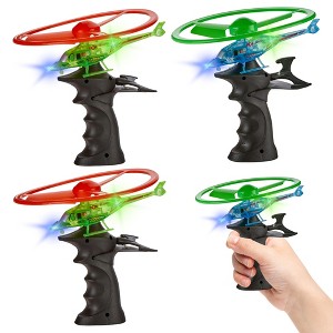 Playbees Light Up Ripcord Helicopter - 4 Pack - 1 of 4