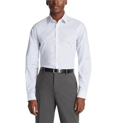 Calvin Klein Mens Steel + Button Down Dress Shirt