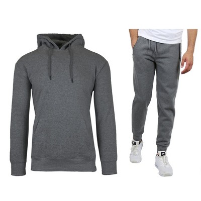 Rudolph Men's Slim Fit Fleece-Lined Pullover Hoodie & Jogger 2-Piece Set