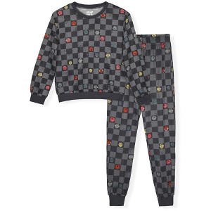 Sleep On It Boys 2-Piece Hacci Pajama Sets - 1 of 4