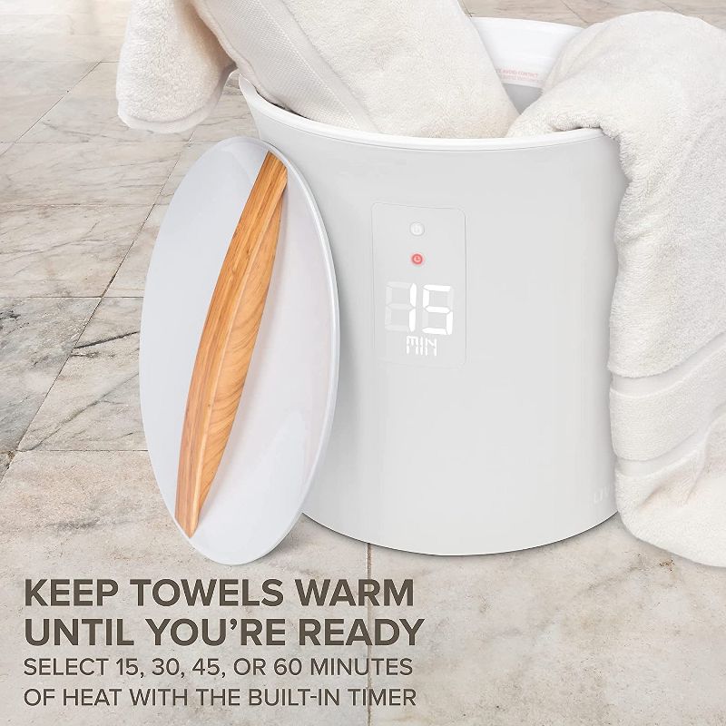 Live Fine Bathroom Towel Warmer, Small Blanket & Towel Heater, 5 of 6
