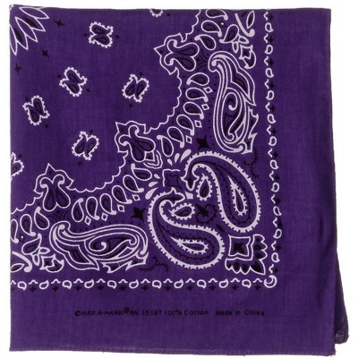 Top Performance Paisley Bandana Dark Purple