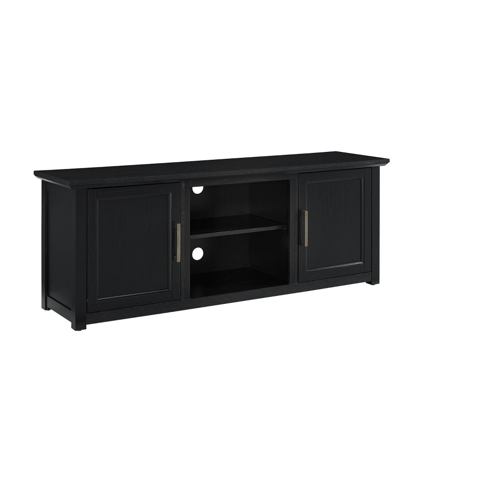 Photos - Mount/Stand Crosley Camden Low Profile TV Stand for TVs up to 50" Black  