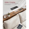 55.1" Skinny Console Table - Features Charging Station, Shelves. Ideal for Hallway, Behind Couch in Living Room - 4 of 4