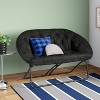 Double Dish Dorm Chair Black - Room Essentials™ - 2 of 4