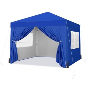 Yaheetech 12x12 FT Pop Up Canopy Tent with 4 Sidewalls and Roller Bag - 1 of 1