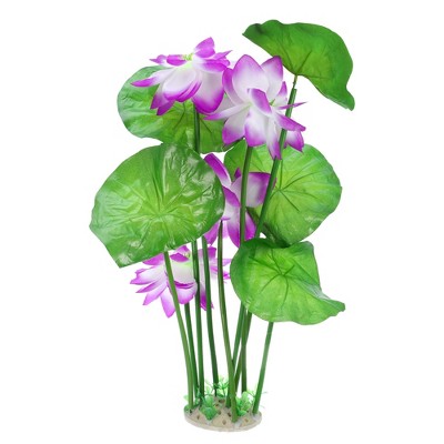 Unique Bargains Fish Tank Aquarium Decorations Plants Mini Aquarium Decorations Plastic Plants for Aquarium Decorations 18.90" 1pcs