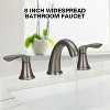 Coucheta 8" Widespread Bathroom Faucet - for 3-Hole Sink with Pop-Up Drain & Supply Lines, Available in Multiple Finishes & Pack Options - 2 of 4