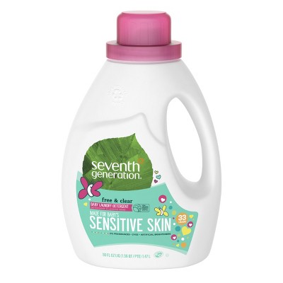 Seventh Generation Natural Laundry Detergent Free & Clear  - 50 fl oz