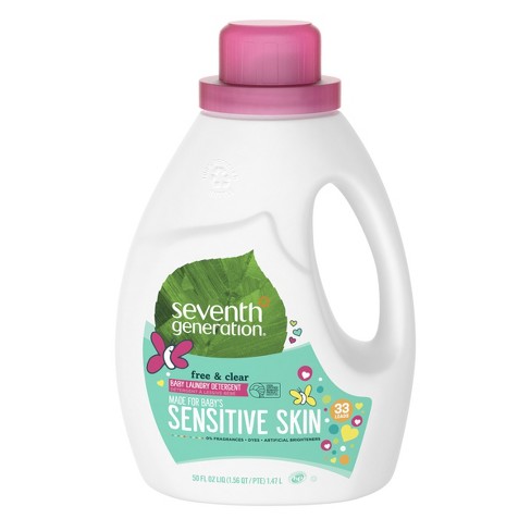 Seventh Generation Natural Laundry Detergent Free & Clear  - 50 fl oz - image 1 of 4