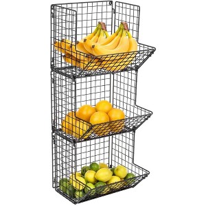 Sorbus 3-Tier Fruit Basket Stand - for Kitchen Storage, Great for Produce Fruits and Vegetables & Potatos - 1 of 4