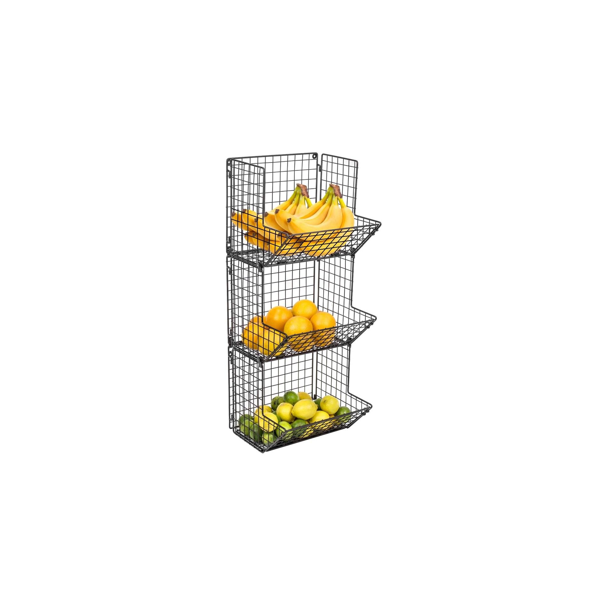Sorbus 3-Tier Fruit Basket Stand - for Kitchen Storage, Great for Produce Fruits and Vegetables & Potatos