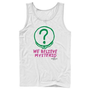 Men's Marvel Spider-Man: No Way Home We Believe Mysterio Pink and Green Tank Top
