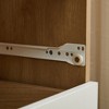 Resenkos Wood 6 Drawer Double Dresser for Bedroom, Chest of Drawers for Closet, Living Room, Hallway, Nursery, White&Rosewood - 2 of 4