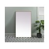 Elegant Lighting Metal Frame Rectangle Full Length Mirror 36x60 Inch in Brass - 2 of 4