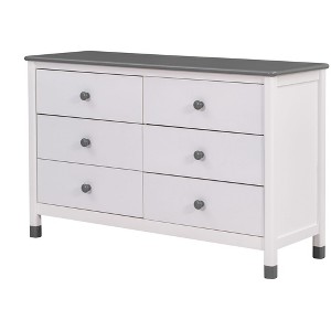 NicBex 30.00"H Modern Round Handles Dresser for Bedroom with 6 Drawers - 1 of 4