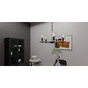 Lucy 5-Light Matte Black Chandelier - 3 of 4