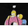 The Simpsons Men's Hoodie Homer Eating Giant Donut Adult Pullover Hoodie - 4 of 4